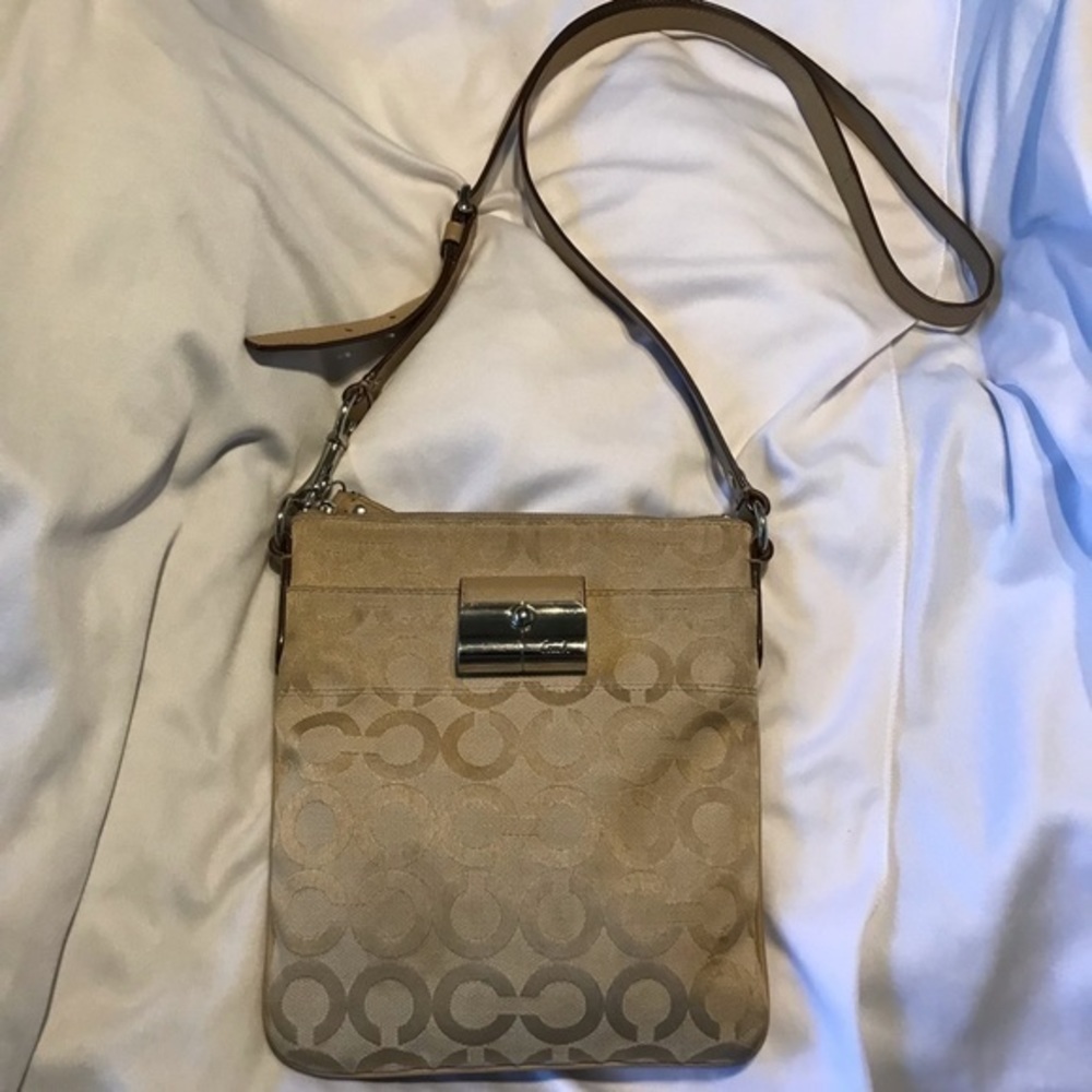 COACH Signature C Monogram Crossbody Bag
